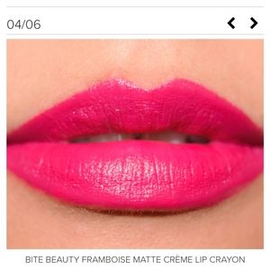 Bite Beauty matte lip crayon in framboise